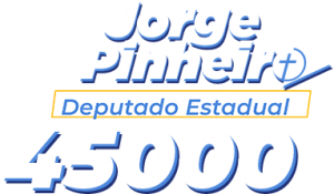 Logomarca Jorge Pinheiro 45.000 Deputado Estadual